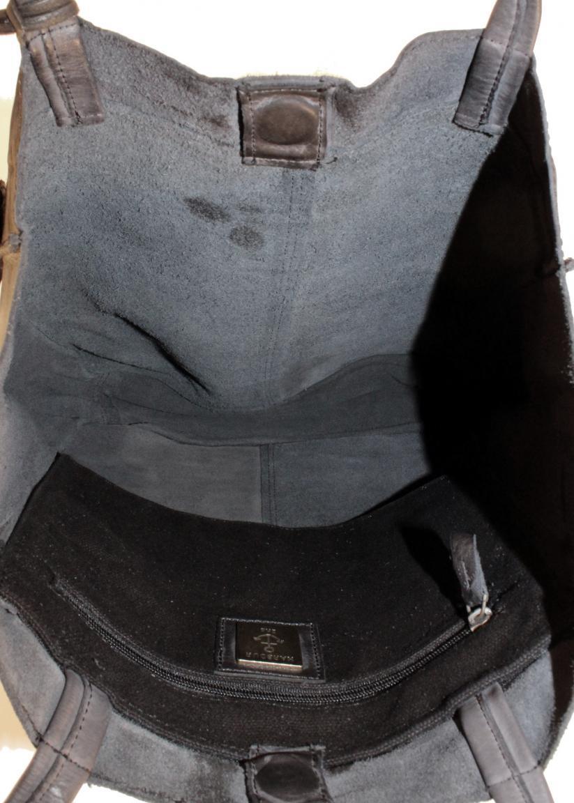 Harbour2nd Henkeltasche Denim grau Anchor Love Elbe1