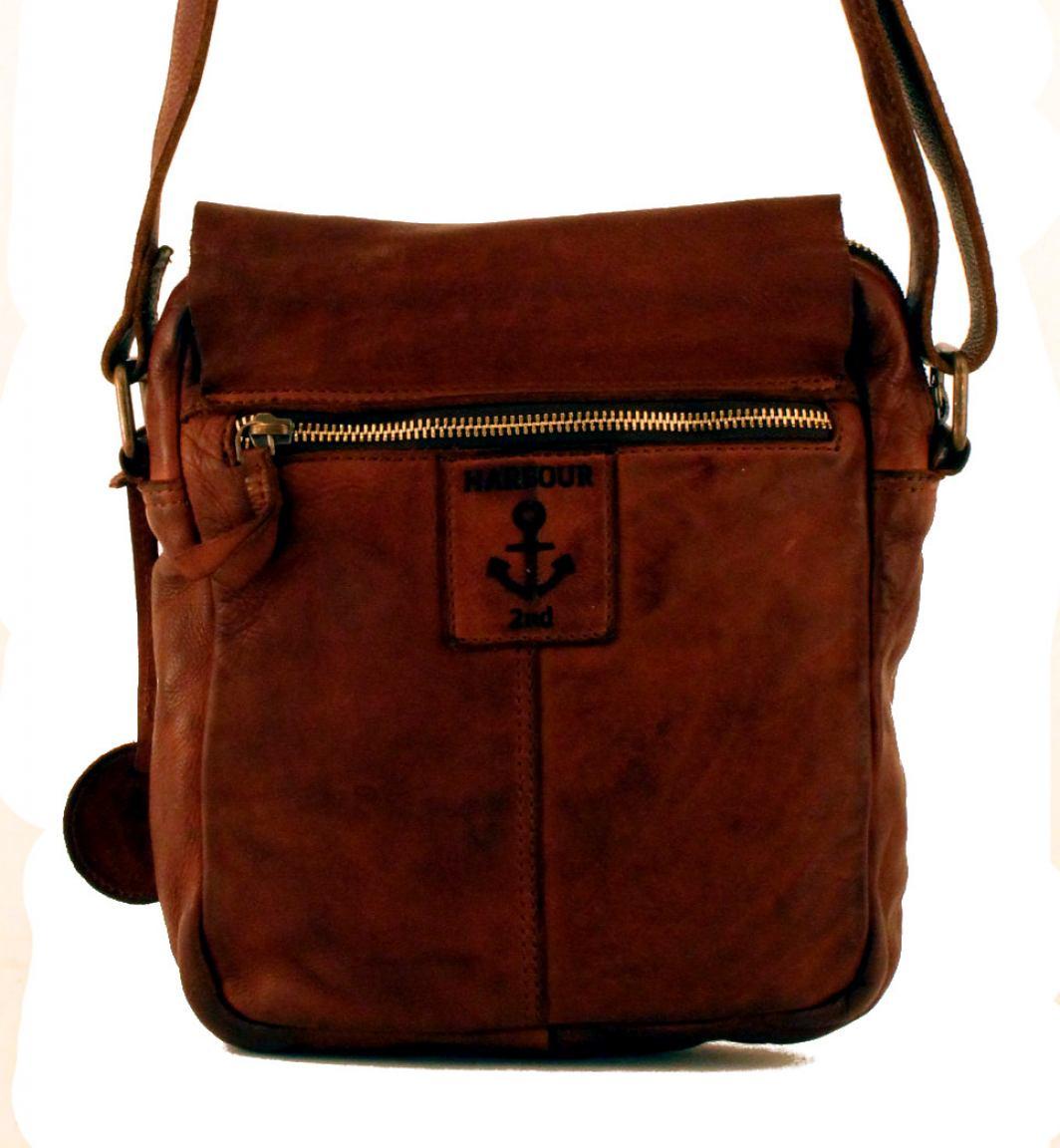 Harbour2nd Umhängetasche Marlies Leder Brown