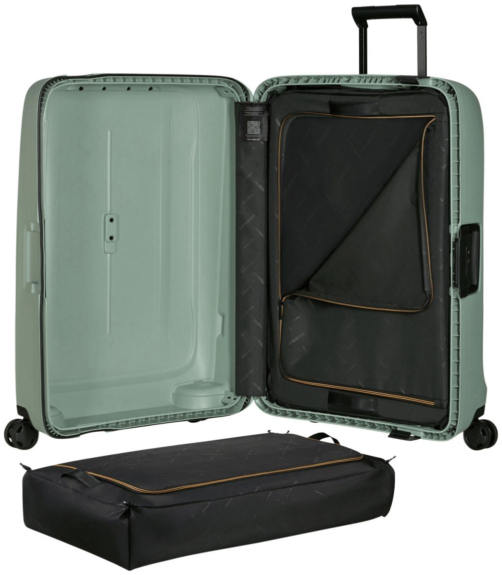 Hardcase Reisetrolley salbeigrün Samonite Essens Spinner M 69cm