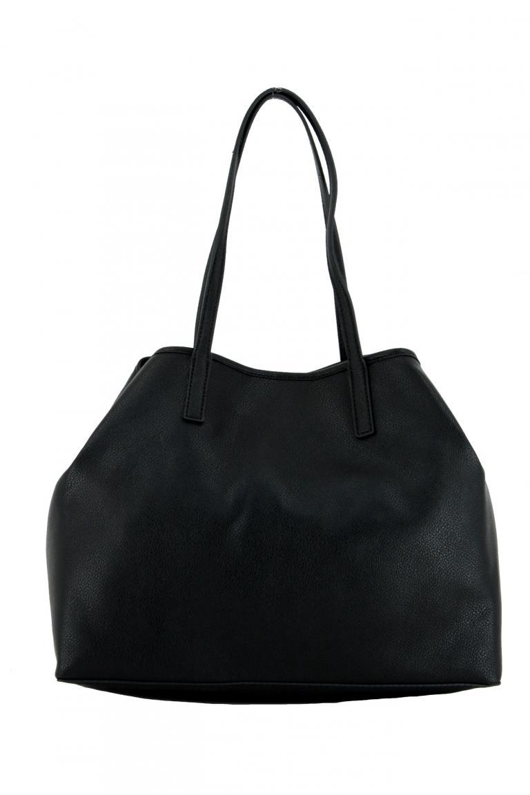 Henkeltasche Alloverprint Black Logo Innentasche Guess Vikky