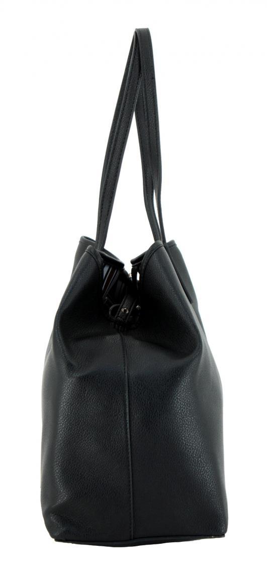 Henkeltasche Alloverprint Black Logo Innentasche Guess Vikky