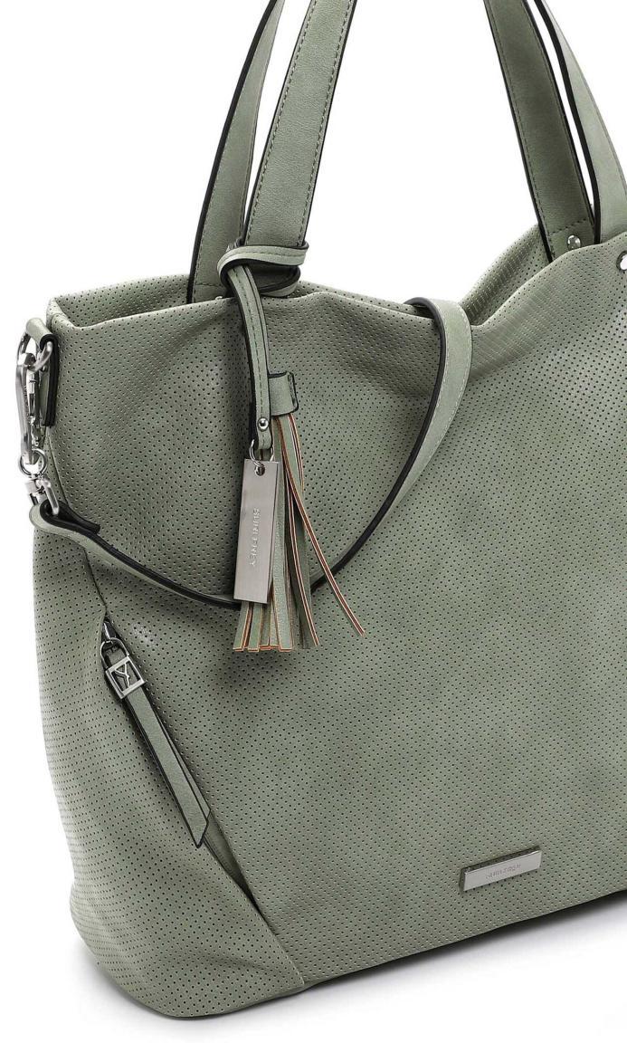 Henkeltasche Bonny Lochmuster Suri Frey sage grün