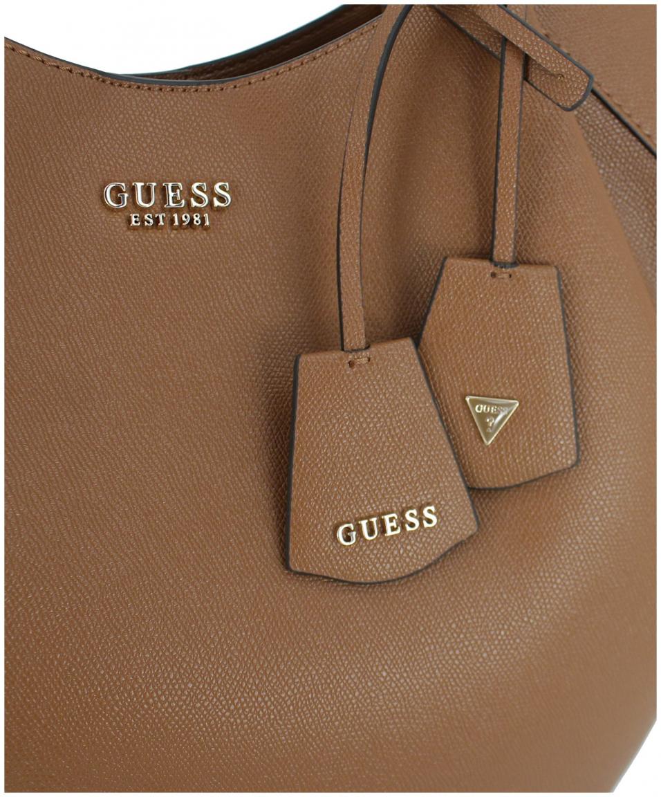 Henkeltasche schwarz Guess Amorette mit Innentasche