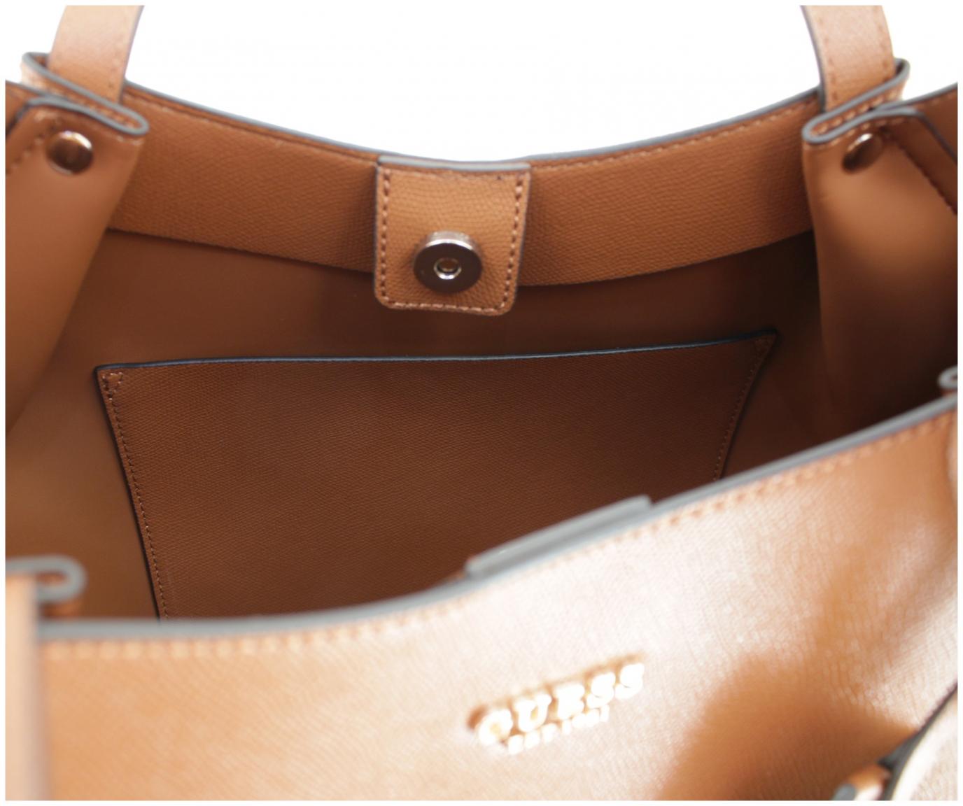 Henkeltasche schwarz Guess Amorette mit Innentasche