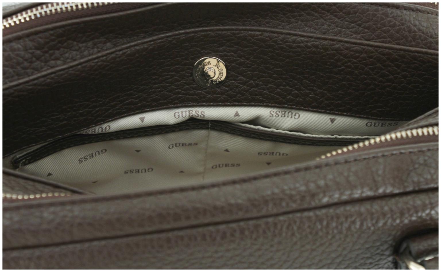 Henkeltasche schwarz Guess Marsha Box Satchel