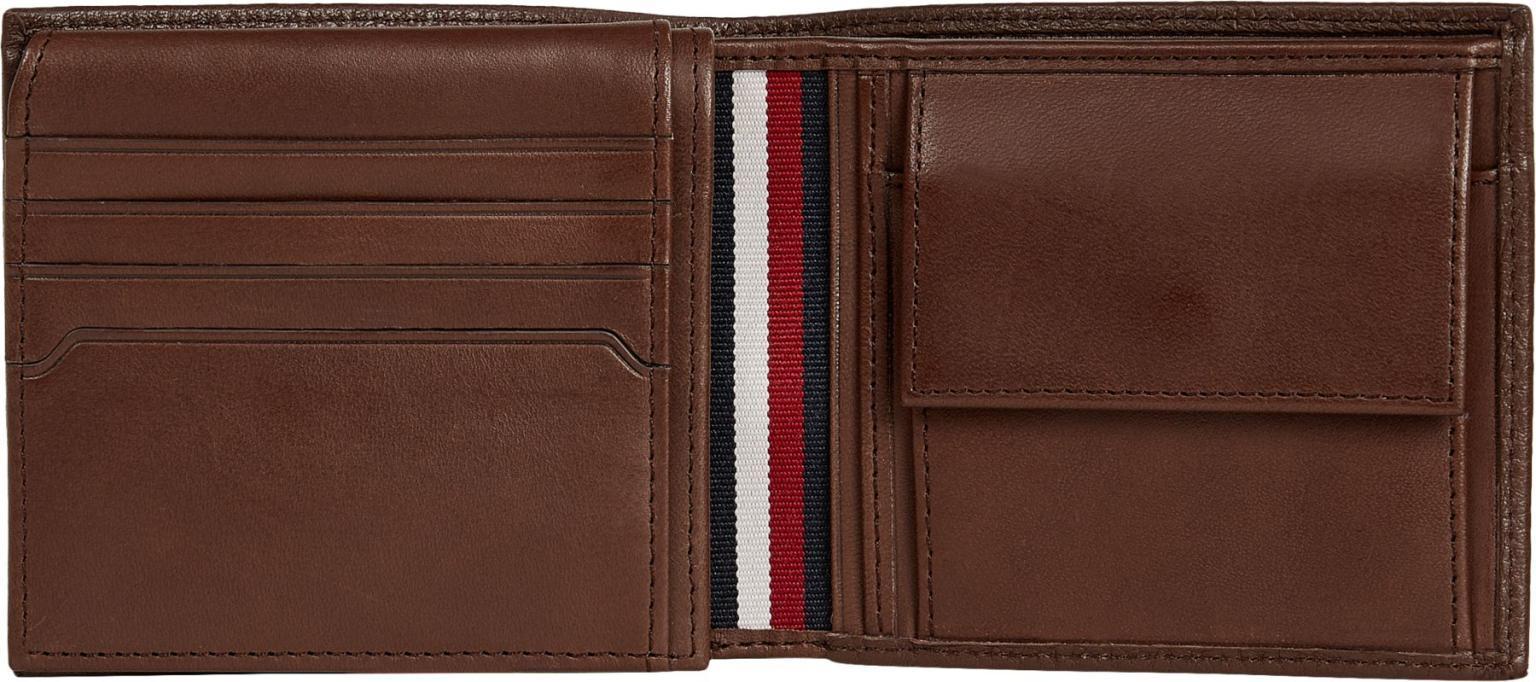 Herren Geldbörse Premium Leather Tommy Hilfiger CC Flap and Coin Brown
