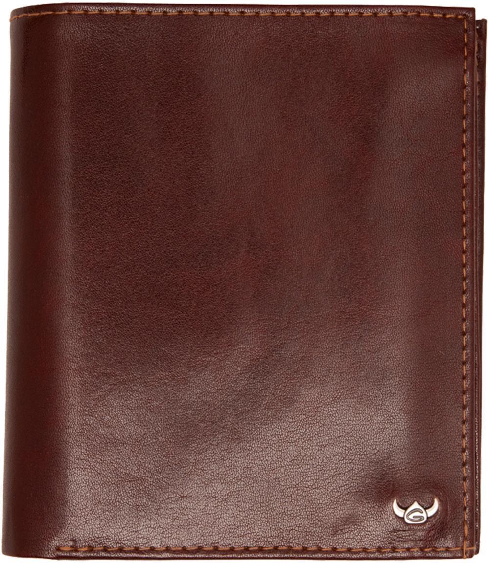 Herren Geldtasche Trifold Golden Head Colorado viele Kartensteckfächer Tabacco Braun Safe