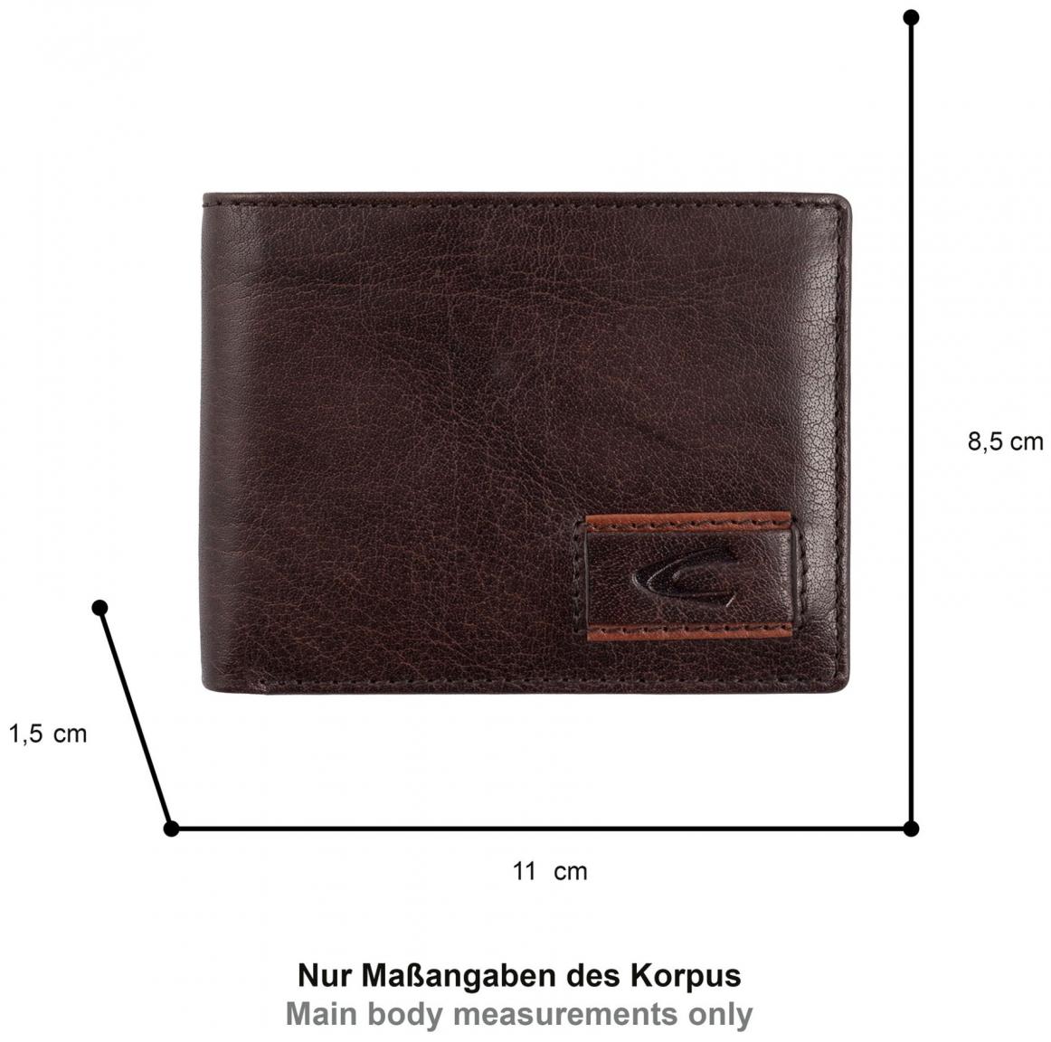 Herrenbörse Mini Panama Camel Active Brown Leder
