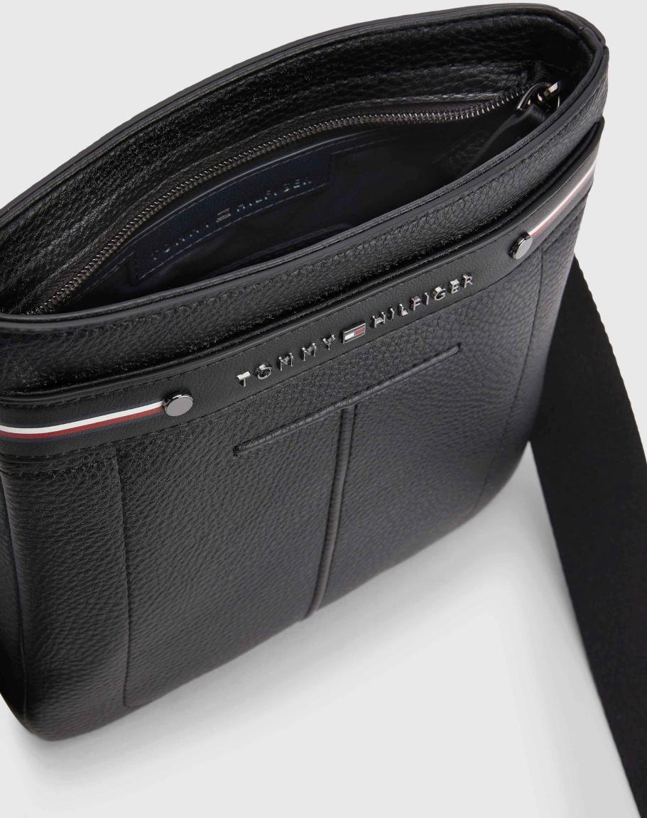 Herrentasche Tommy Hilfiger Central Mini Reporter schmal schwarz
