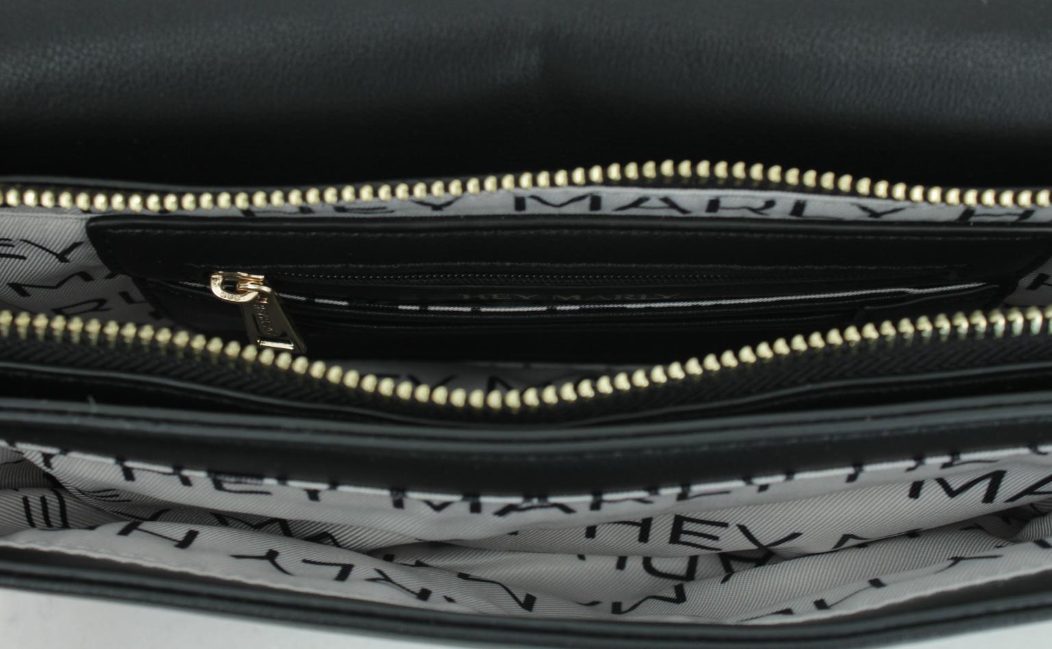 Hey Marly Compartment Bag Crema hellbeige Umhängetasche gesteppt