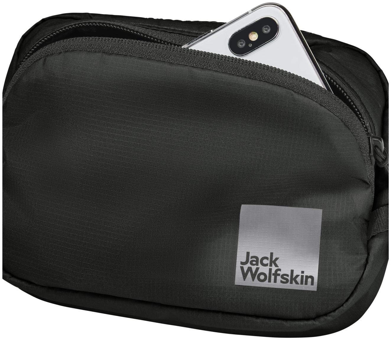 HipBag Jack Wolfskin Wandermood Granite Black Cross Rip