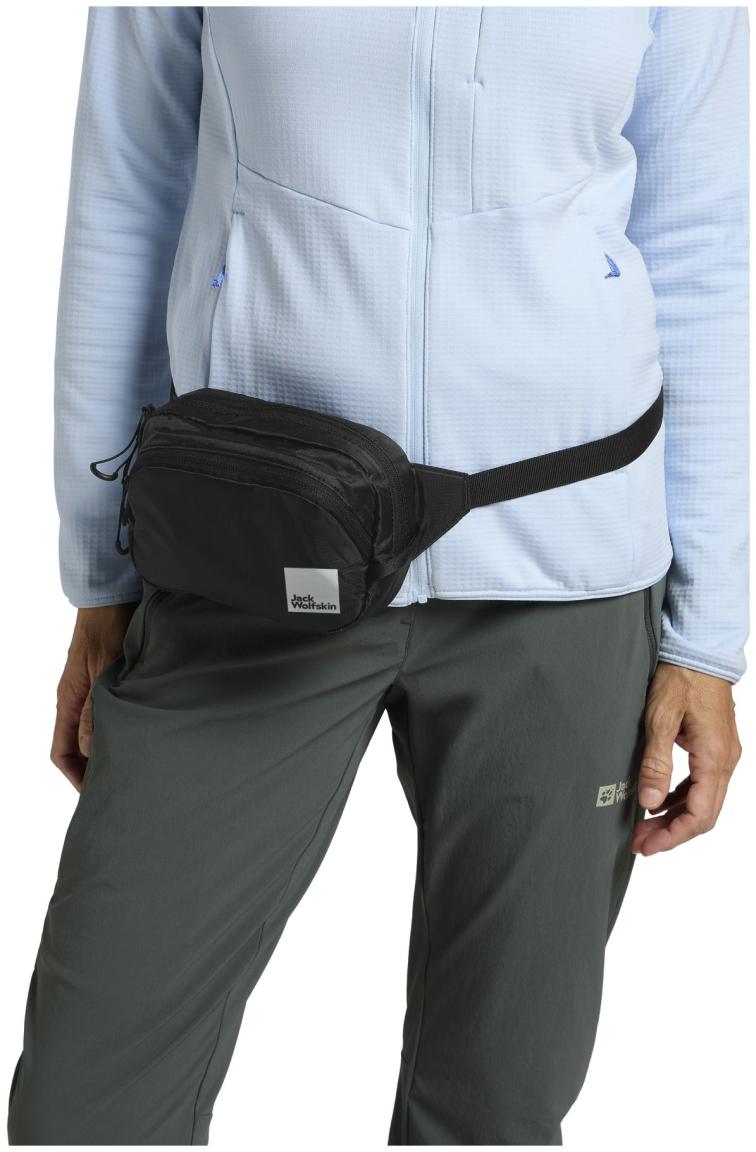 HipBag Jack Wolfskin Wandermood Granite Black Cross Rip