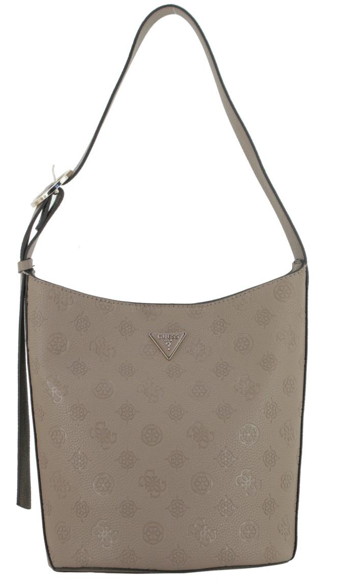Hobo Bag mit Innentasche schwarz geprägt Guess Cresidia II