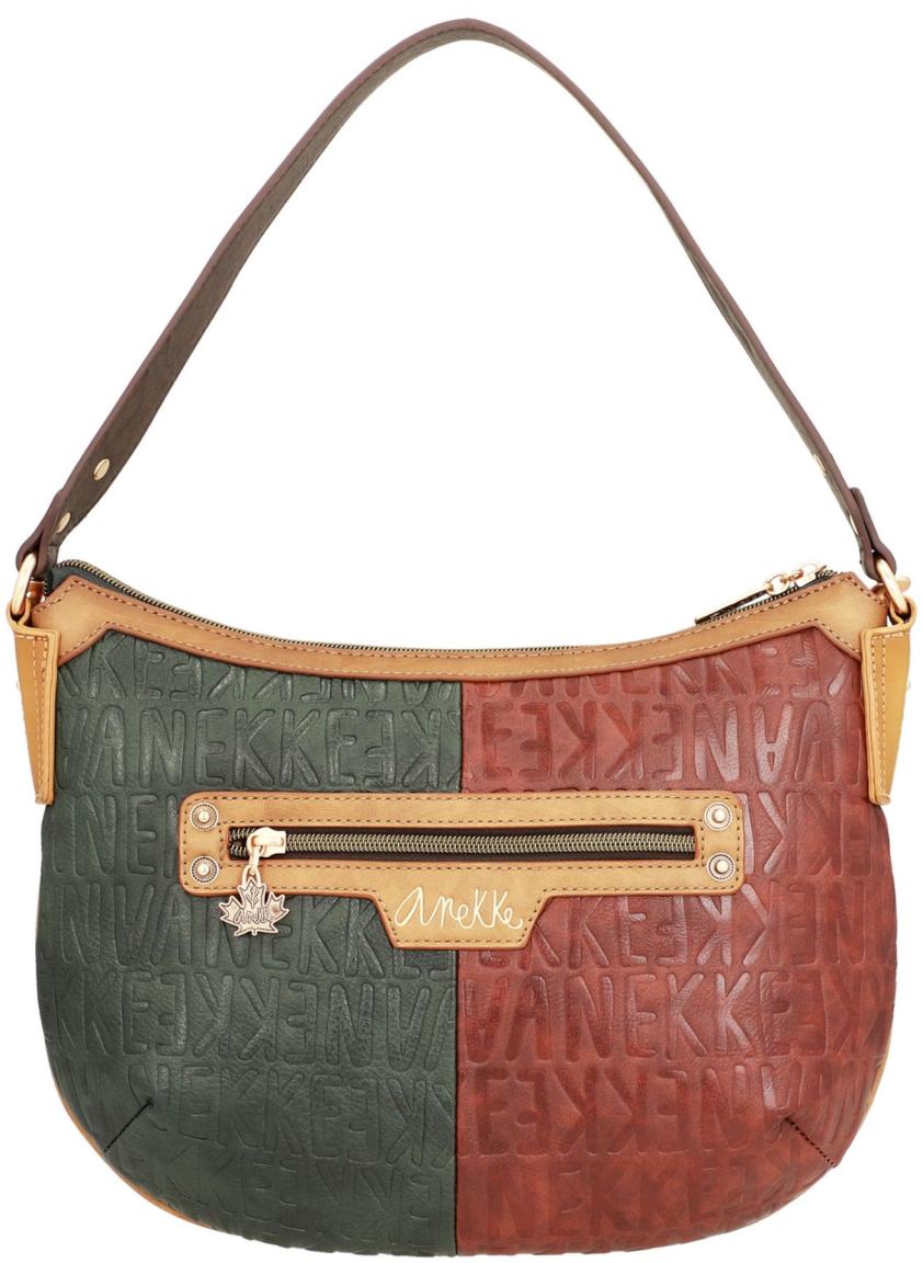 Hobobag Anekke The Forest Urban Bunt Grün Stickerei