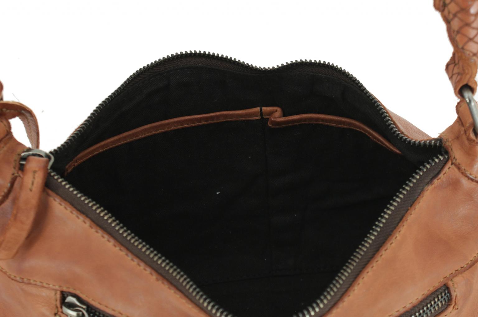 Hobobag Flechtoptik Harbour 2nd Fashion Lights Neve cognacbraun