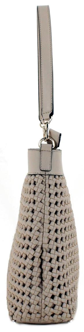 Hobobag Guess Sicilia Sand Beigeton Flechtdesign