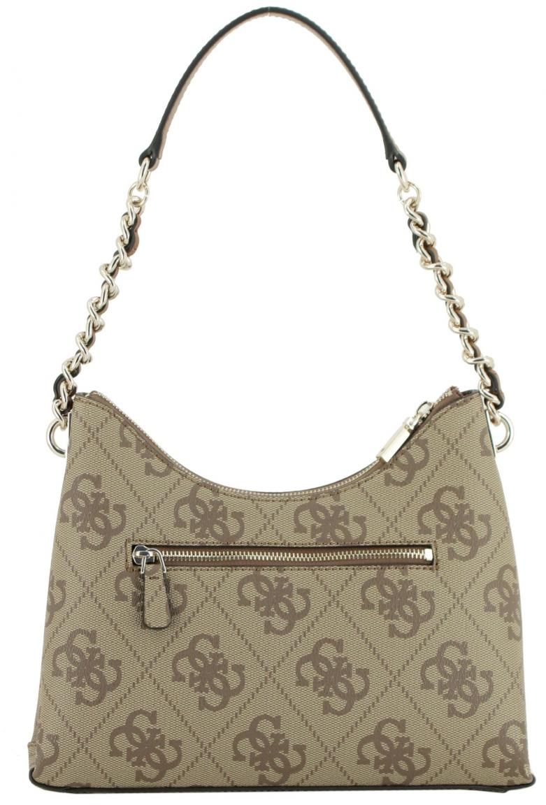 Hobotasche Guess Izzy 4G Logo Shoulder Bag Latte beige braun