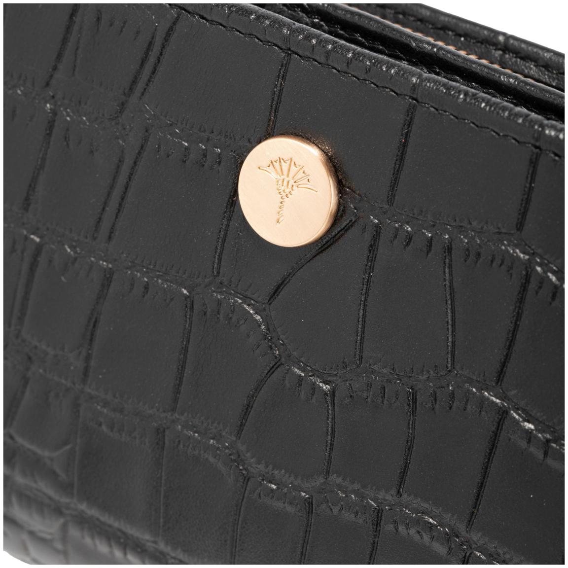 JOOP Lederbörse Damen Belinda Coccodrillo Black