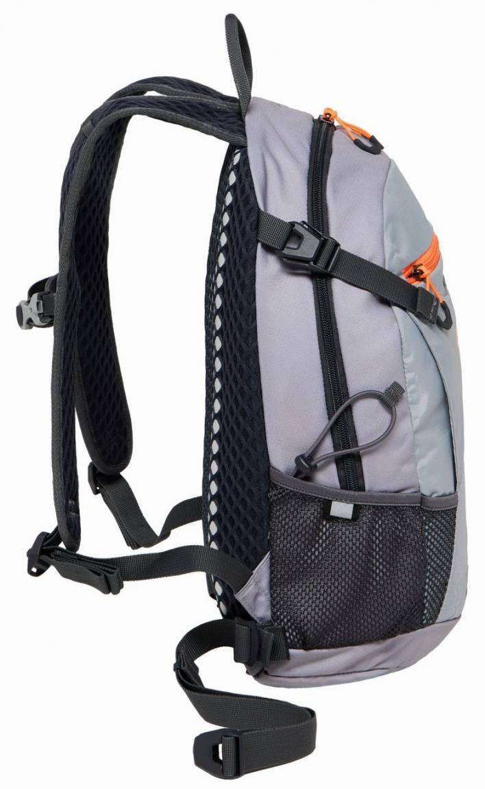 Jack Wolfskin Sportrucksack Velcocity 12 dunkelgrau Ebony Aeroshape Regencover