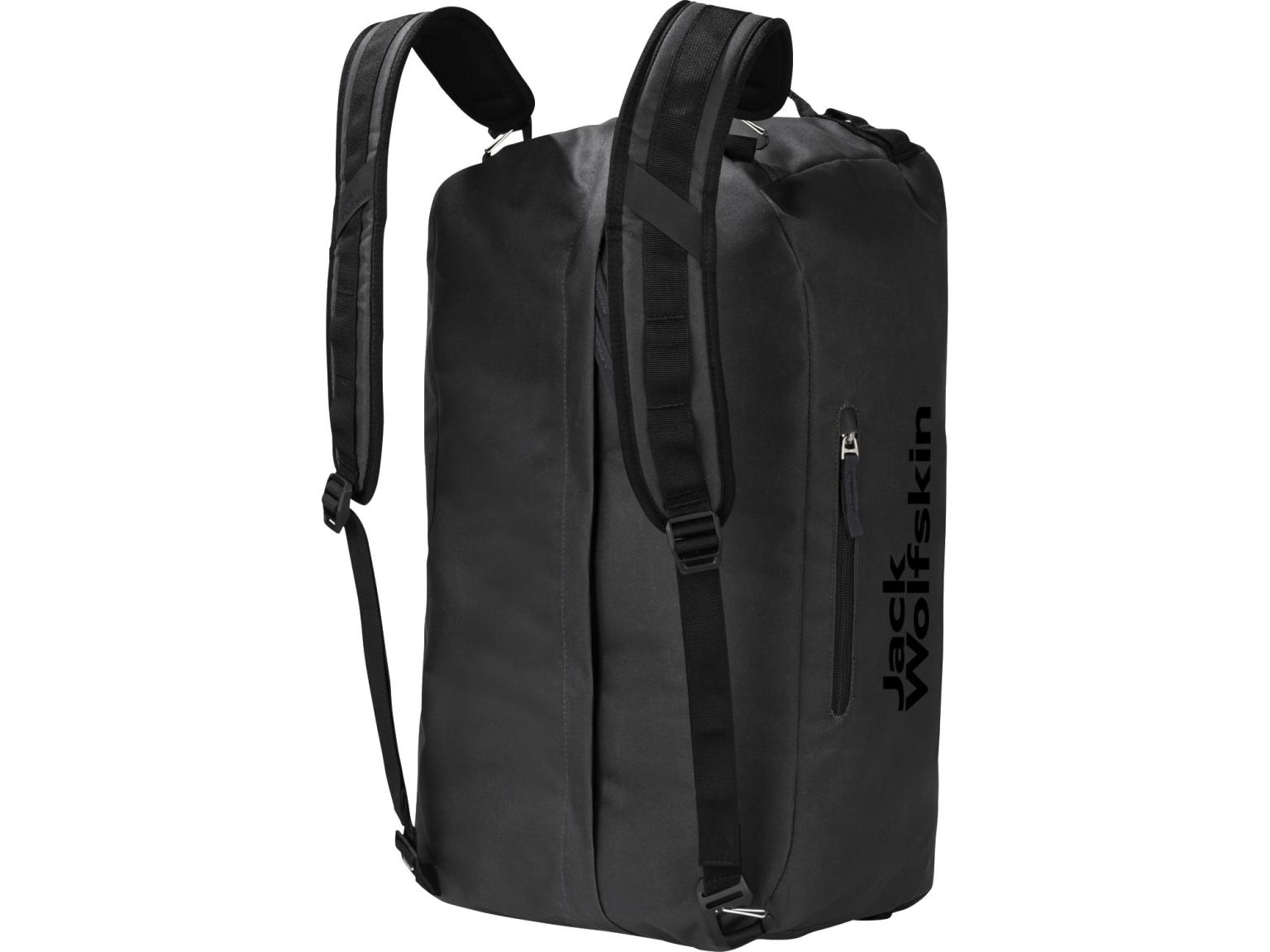 Jack Wolfskin SporttascheTraveltopia Duffle 45 Liter Backpackfunktion Cordovan Red nachhaltig