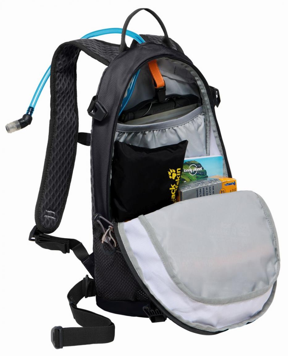 Jack Wolfskin Tagesrucksack Aeroshape Slate 12 Liter Velocity