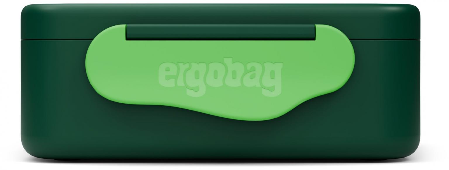 Jausenbox Dinosaurier dunkelgrün Urzeitprint Ergobag