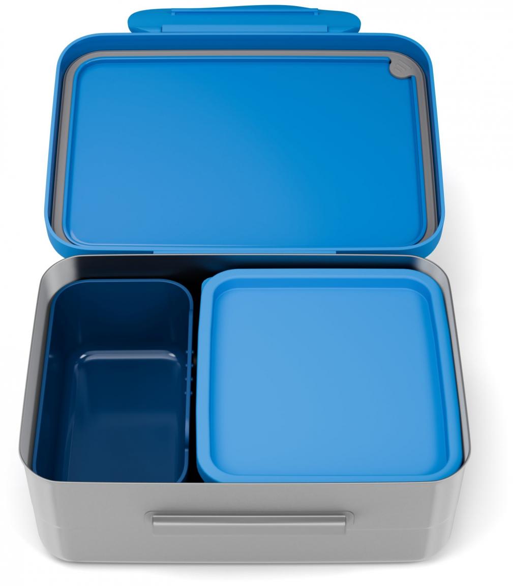 Jausendose Ergobag Sterne blau Weltall Edelstahl