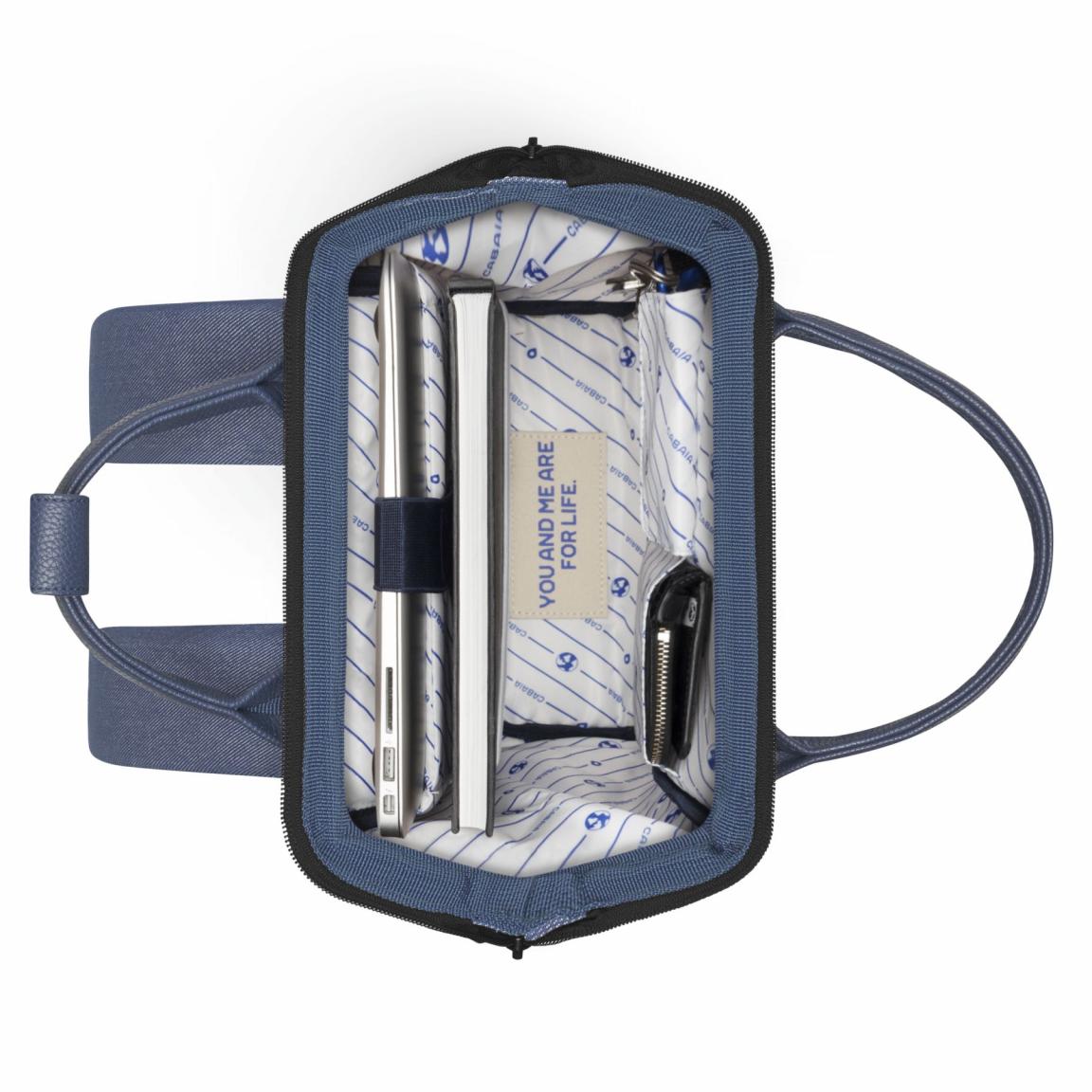 Jeansrucksack San Giljan Cabaia Jugend Navy and Light Blue