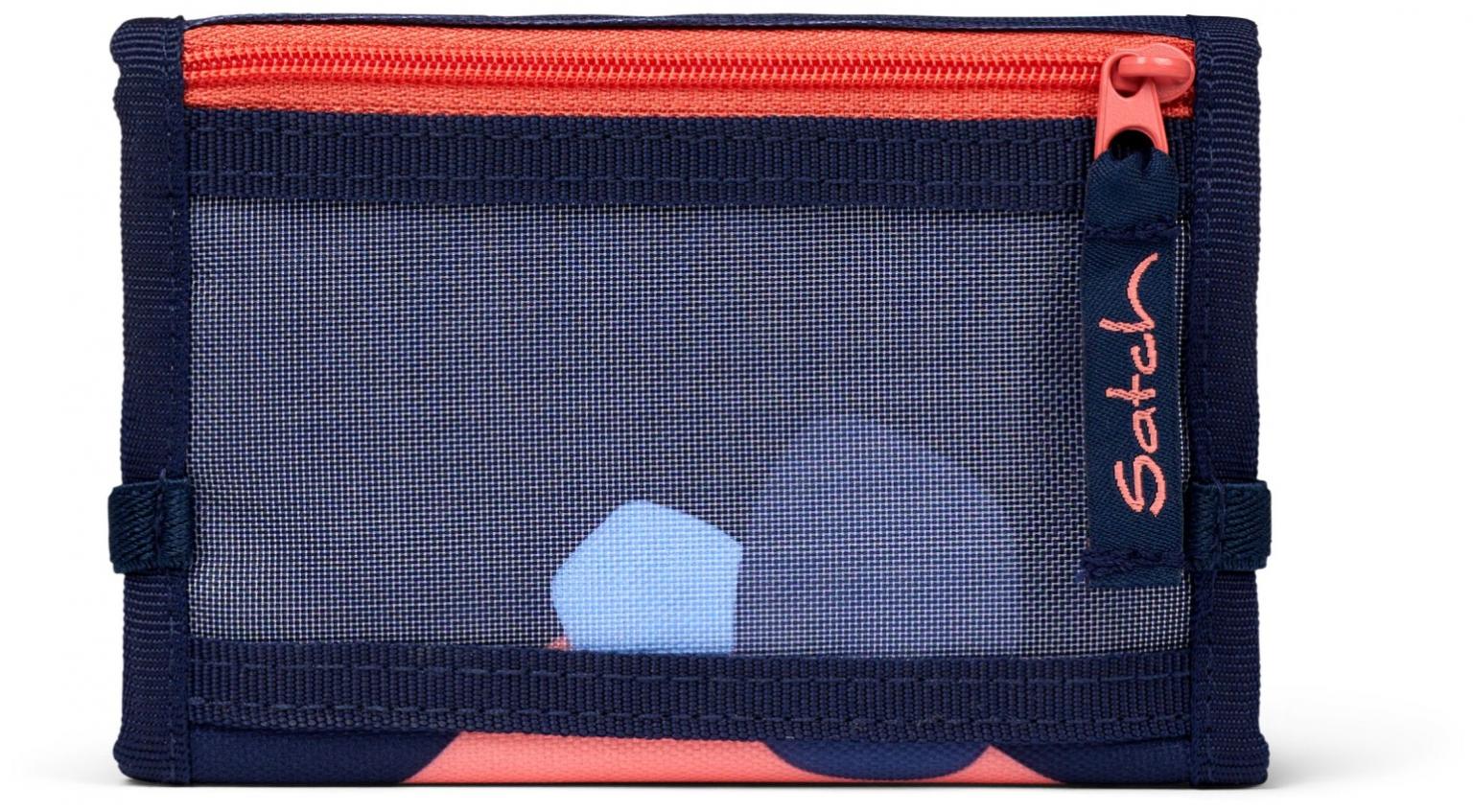 Jugendgeldbeutel Satch Wallet Coral Reef dunkelblau bunt