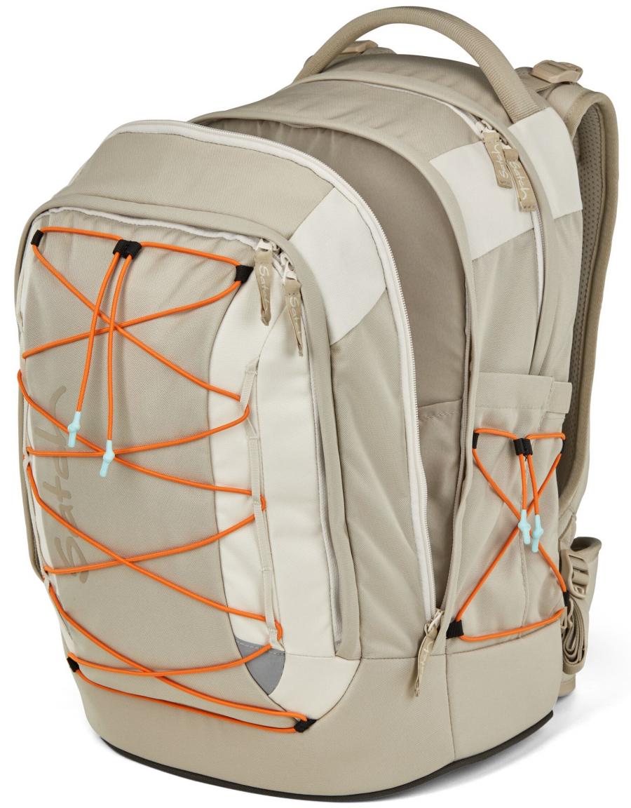 Jugendranzen Satch Pack Crossed Sand orange recycelt beige