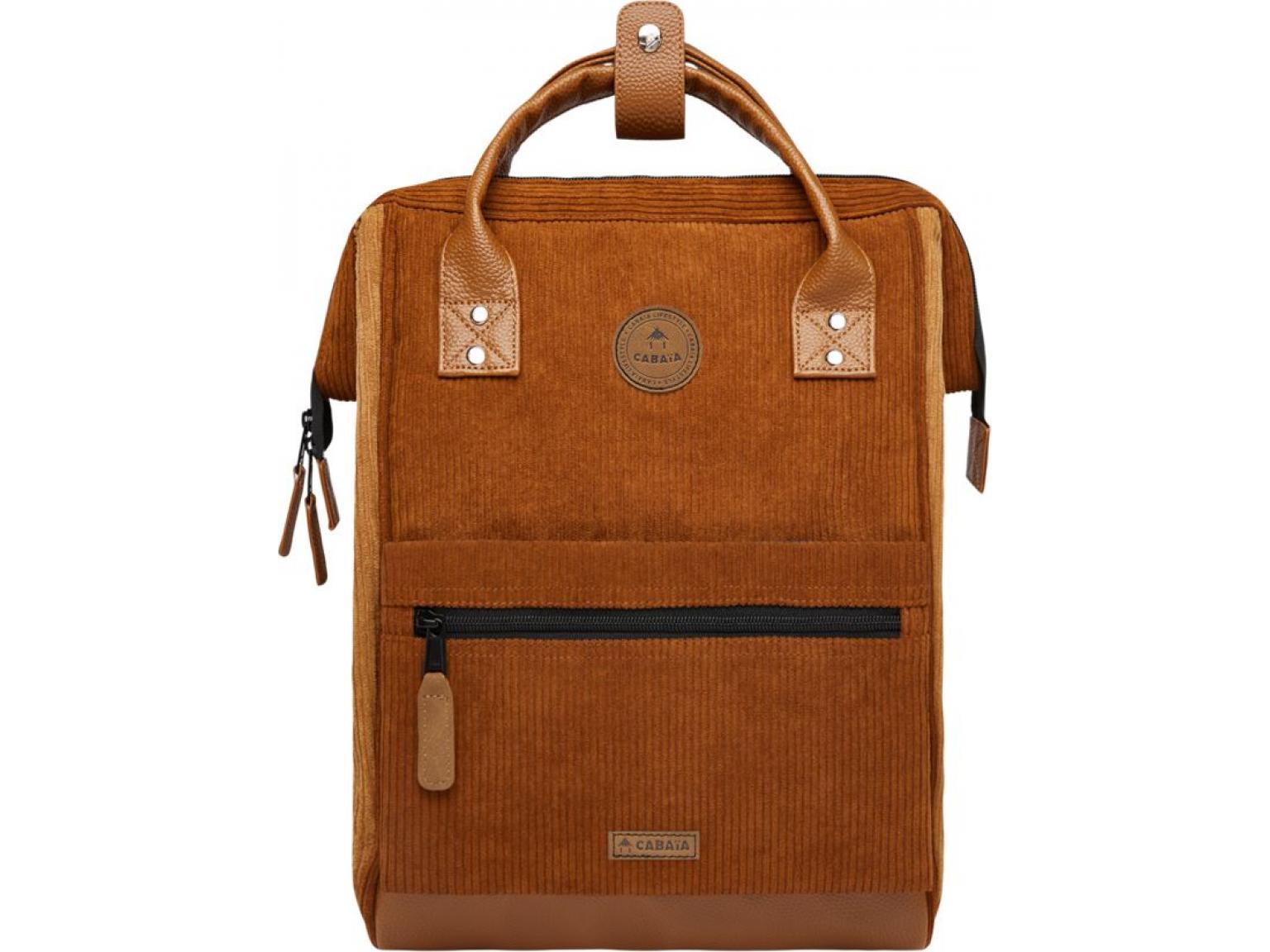 Jugendrucksack Adventurer Canton braun Cordsamt Cabaia