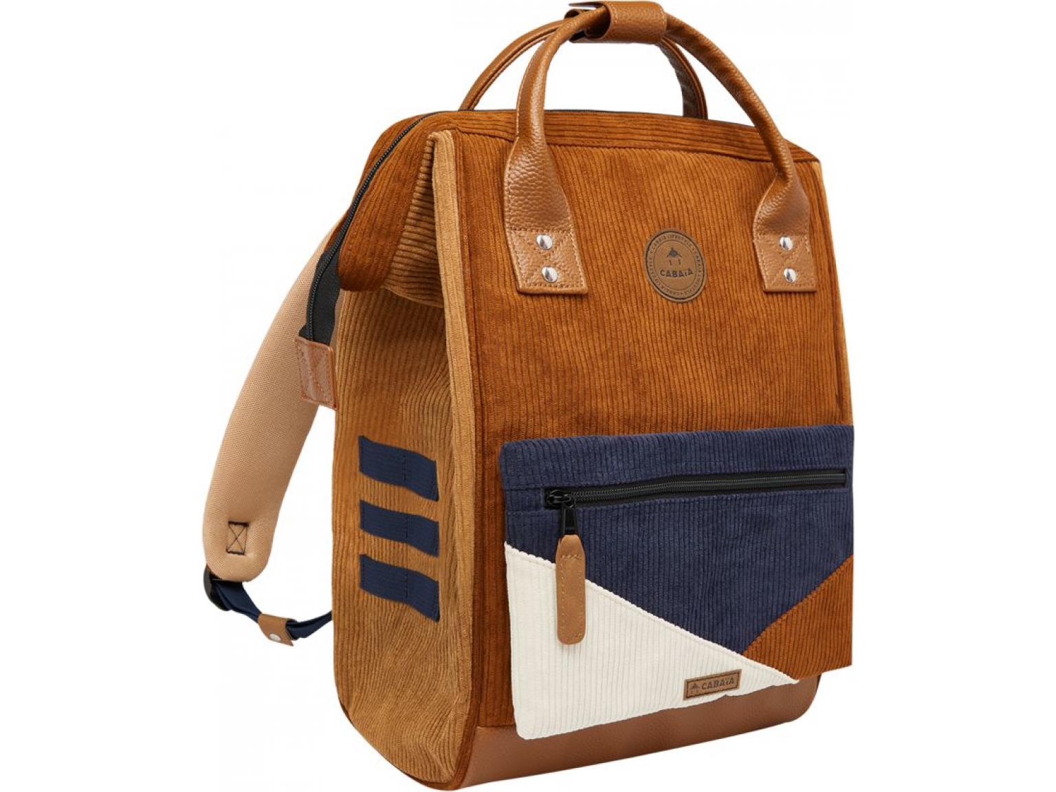 Jugendrucksack Adventurer Canton braun Cordsamt Cabaia