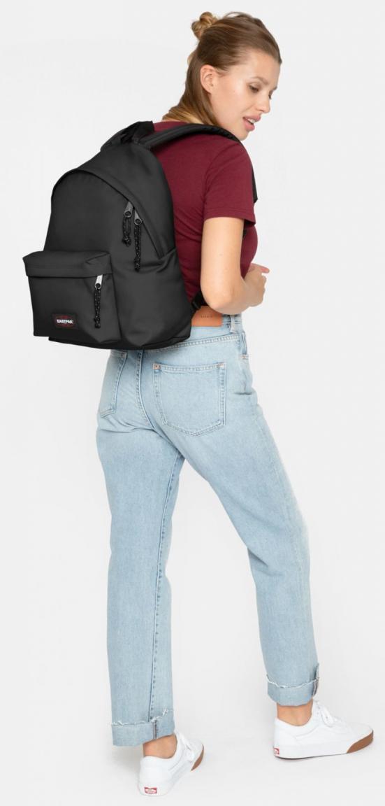 Jugendrucksack schwarz Eastpak Padded Pak'r Black