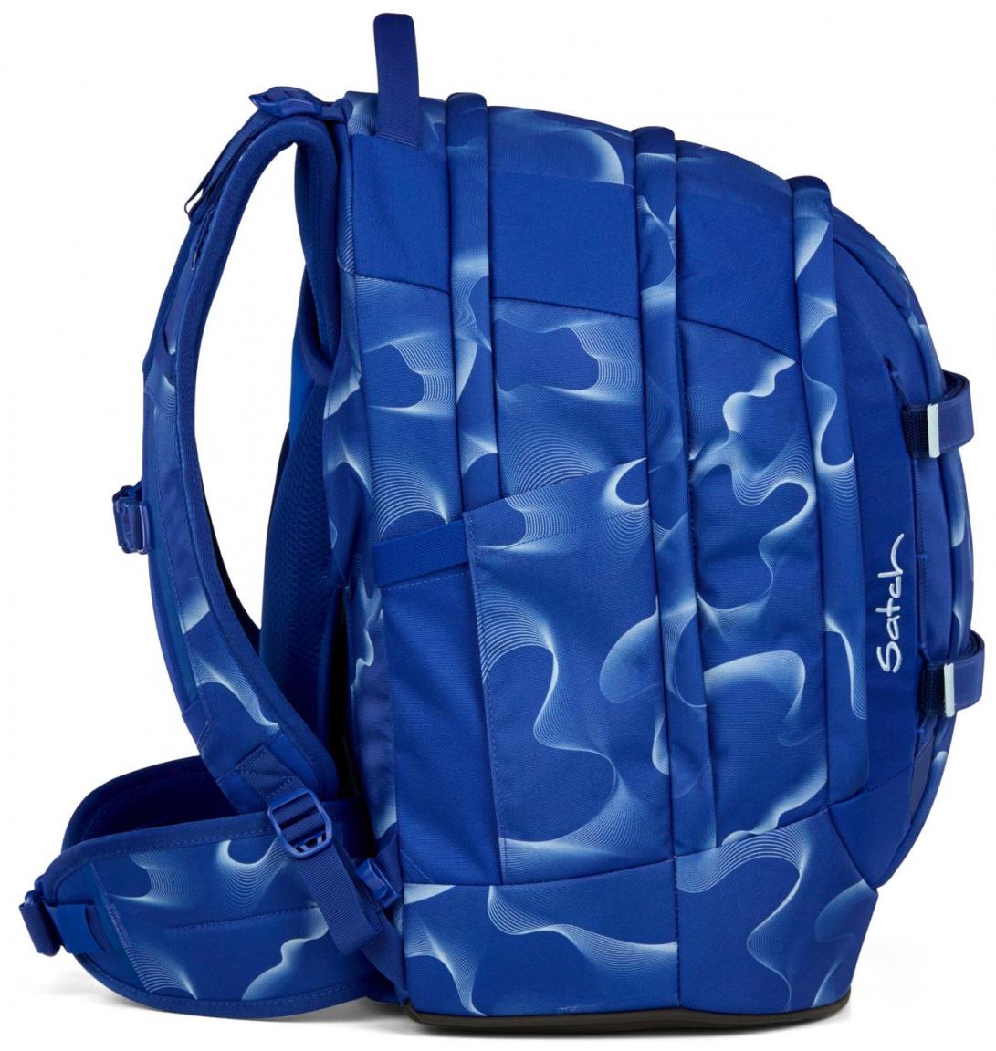 Jugendschulrucksack Satch Vibrant Blue Reflektor Swap
