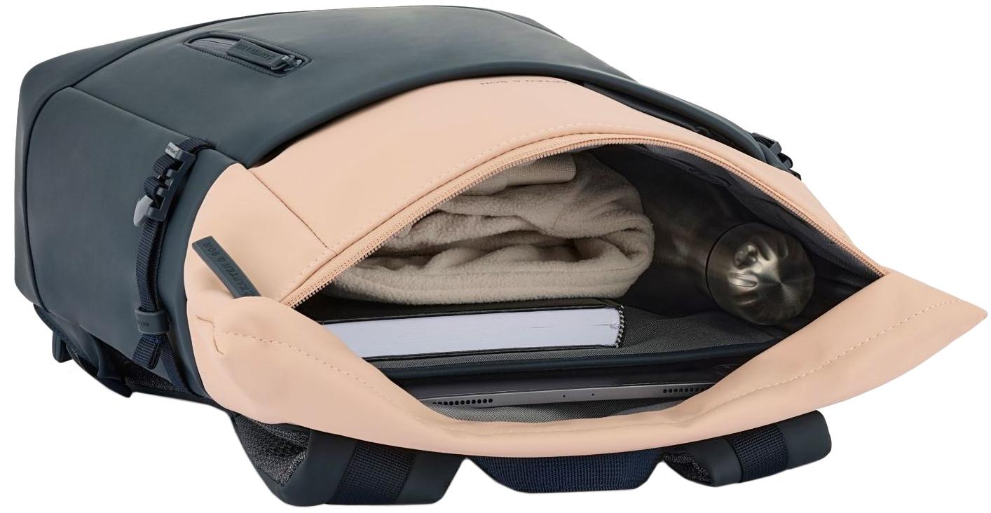 Kapten & Son Backpack Bicolor Helsinki Navy feminin Blush