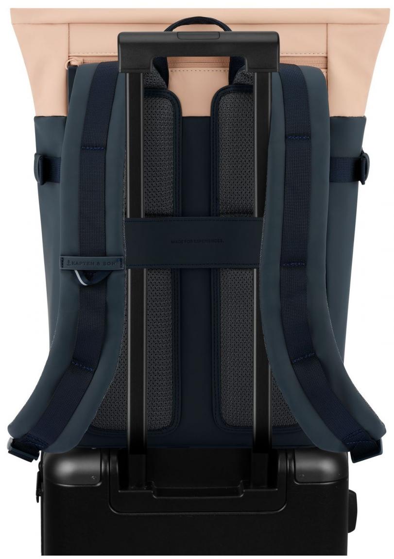 Kapten & Son Backpack Bicolor Helsinki Navy feminin Blush