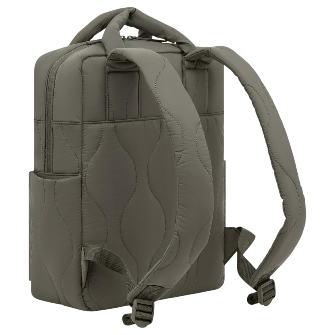 Kapten & Son Bergen Cloud Rucksack Quilted Khaki - Dunkelgrün
