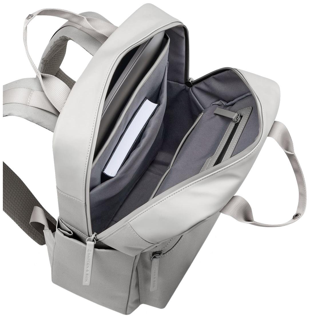 Kapten & Son Businessrucksack Bergen Pro Greige unisex 14 Liter
