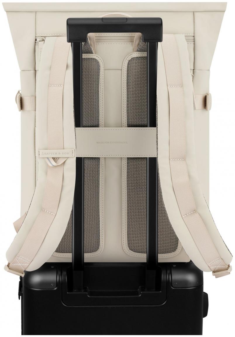 Kapten & Son Businessrucksack Bergen Pro Greige unisex 14 Liter