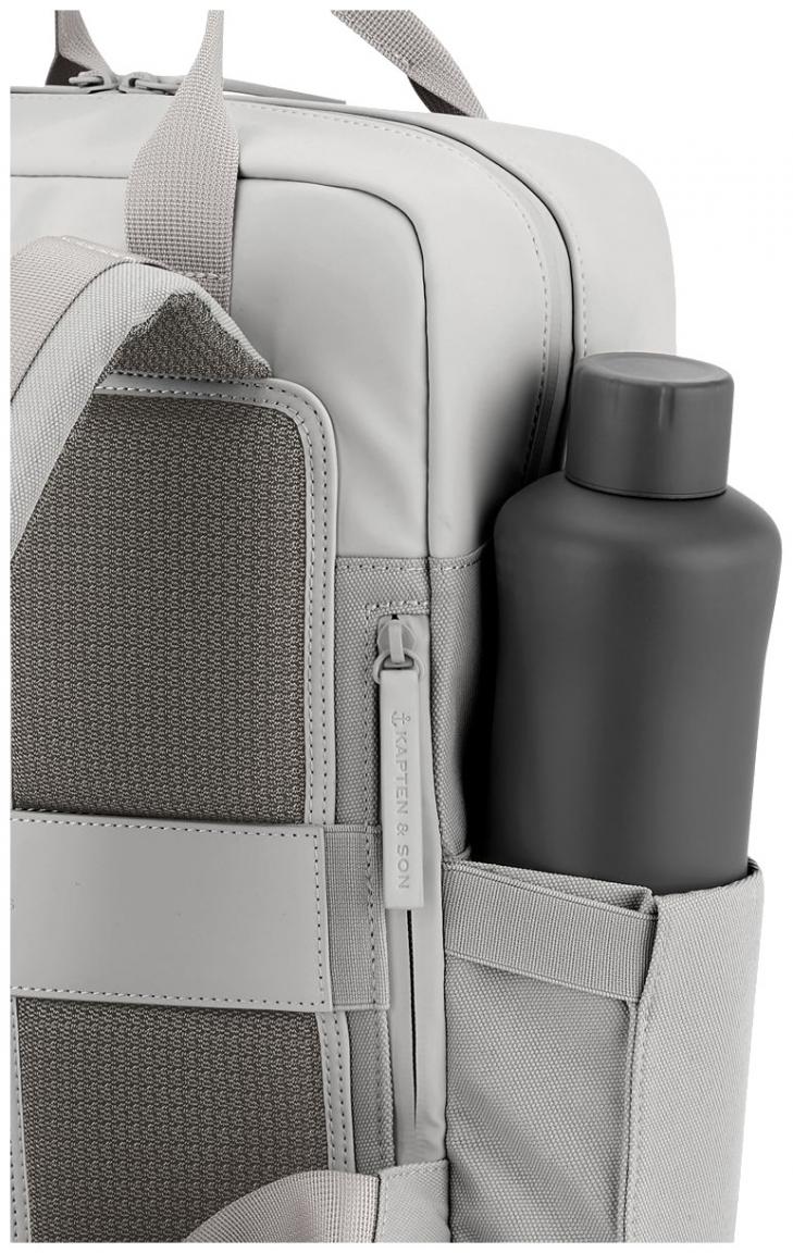 Kapten & Son Businessrucksack Bergen Pro Greige unisex