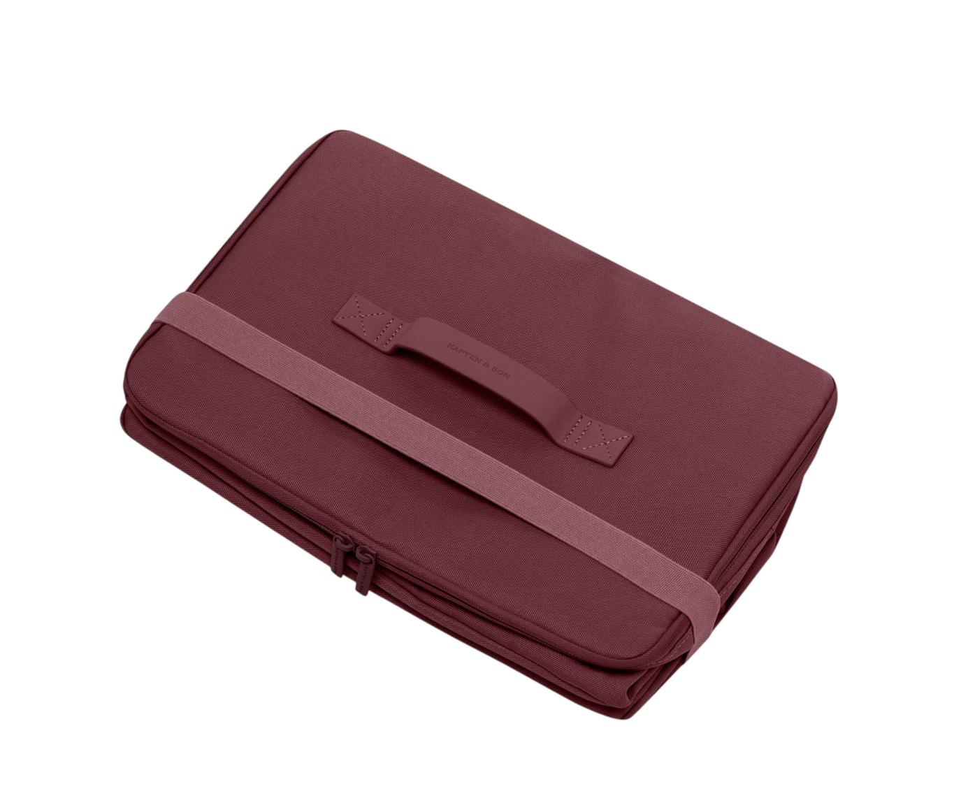 Kapten & Son Cube Large Kühltasche Burgundy - Weinrot