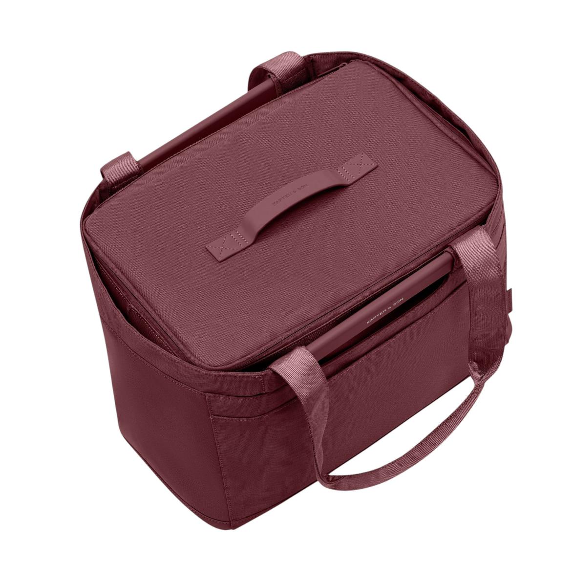 Kapten & Son Cube Large Kühltasche Burgundy - Weinrot