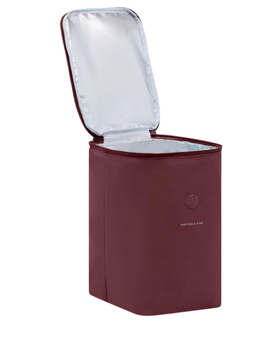 Kapten & Son Cube Small Kühltasche Burgundy - Weinrot
