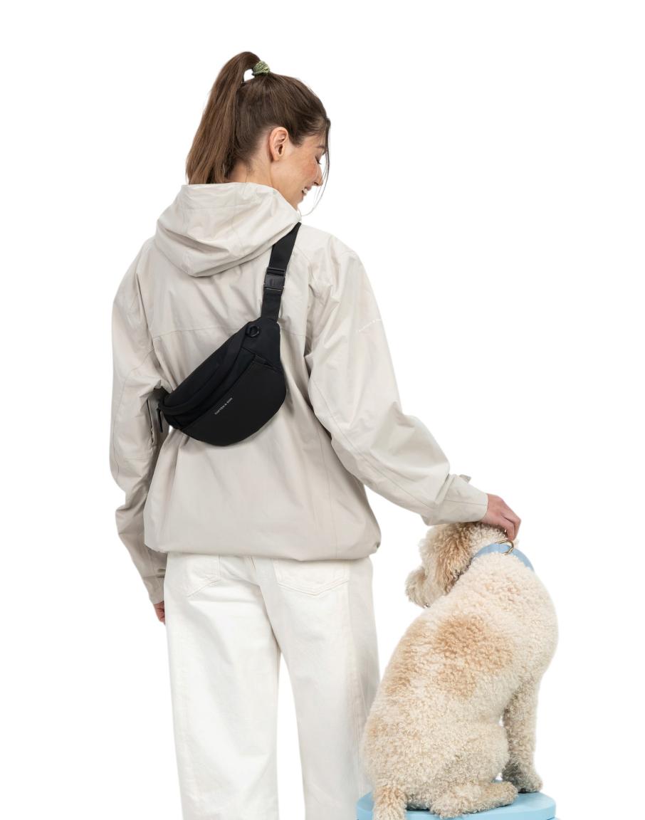 Kapten & Son Eli Dog Bag Gürteltasche Schwarz