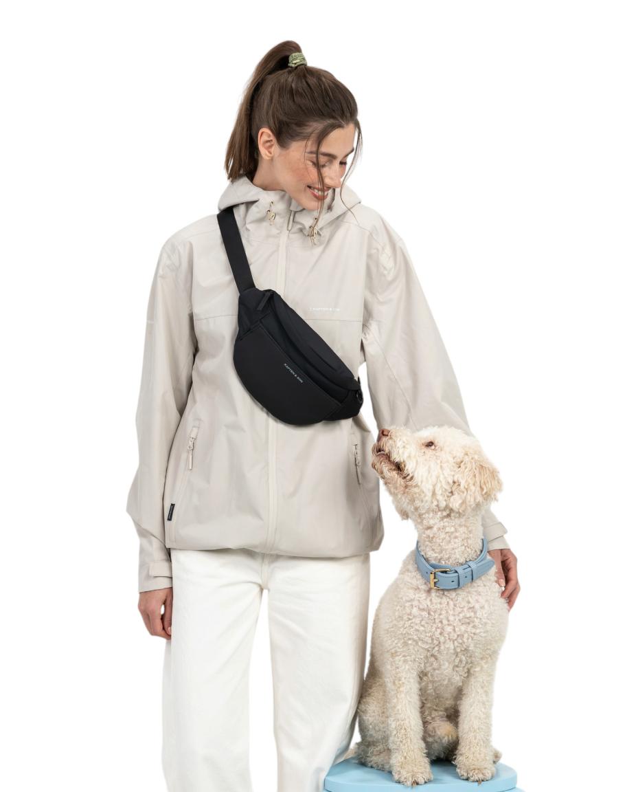 Kapten & Son Eli Dog Bag Gürteltasche Schwarz
