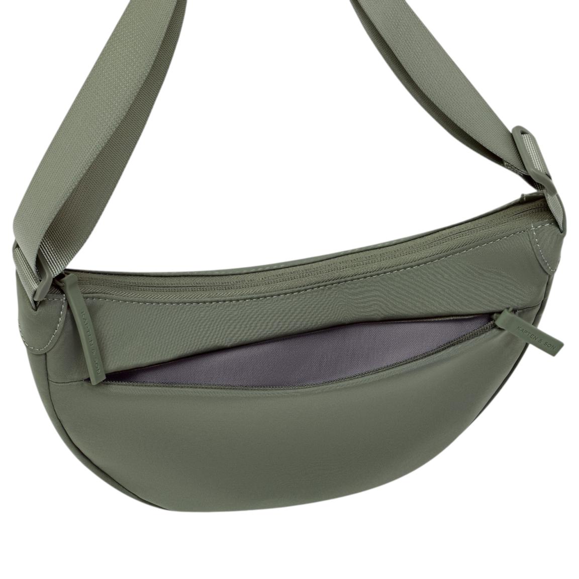 Kapten & Son Essential Moon Bag Crossovertasche Dusty Green - Grün