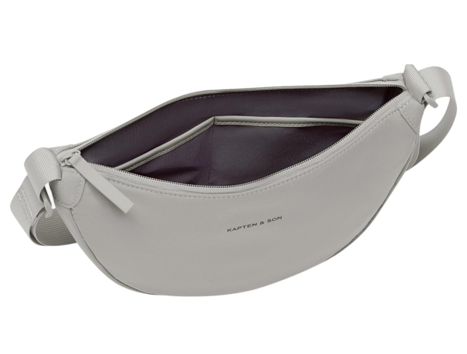 Kapten & Son Essential Moon Bag Crossovertasche Greige - Beigegrau