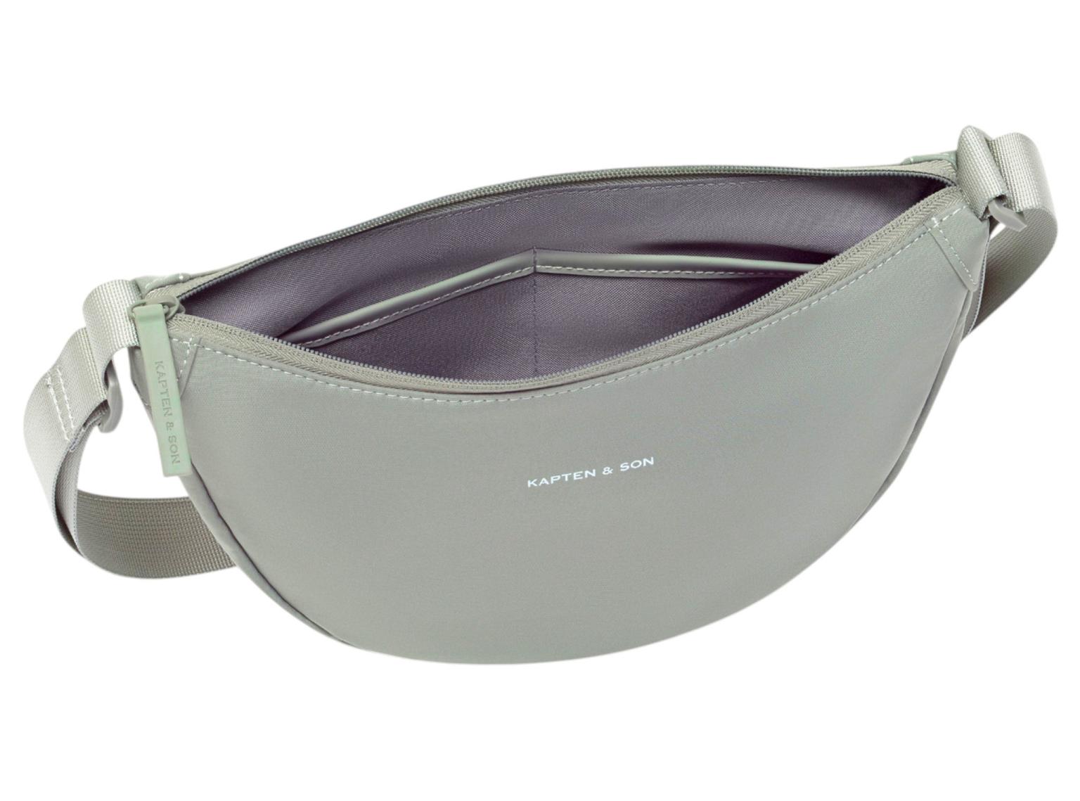Kapten & Son Essential Moon Bag Crossovertasche Muted Sage - Salbeigrün