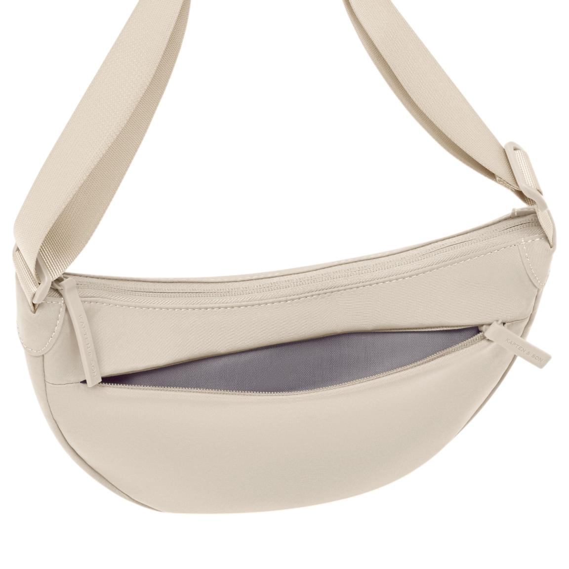 Kapten & Son Essential Moon Bag Crossovertasche Sandstone - Beige