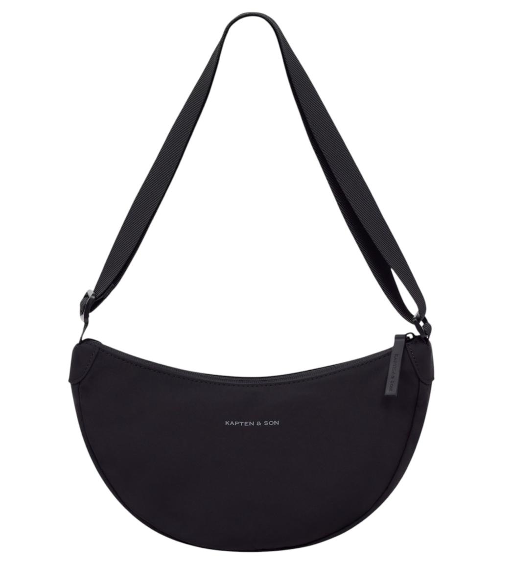 Kapten & Son Essential Moon Bag Crossovertasche Schwarz